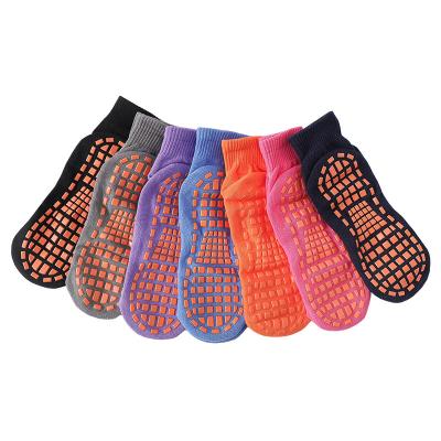 China 2020 Breathable Comfortable Breathable Slap Up Anti Slip Soccer Grip Boots Yoga Trampoline Socks Custom for sale