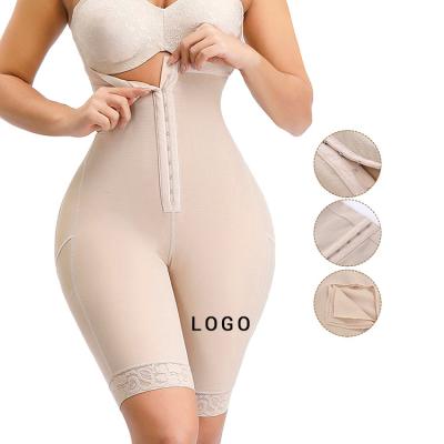 China Antibacterial Women Black Body Butt Lifter High Waist Slimming Big Waist Shaper Corset Body Shaper Diet for sale