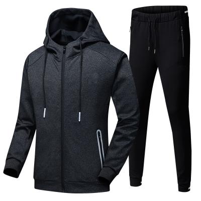 China Autumn hot men antibacterial sport jogging wear quick dry hoodie wholesale sweatsuit for sale