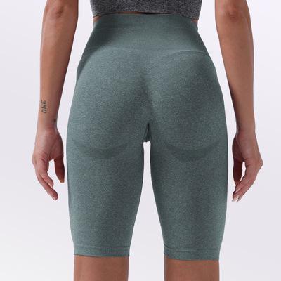 China Antibacterial Private Label Gym Seamless Jogging Women Sports Clothes Butt Yoga Lifting Pants for sale