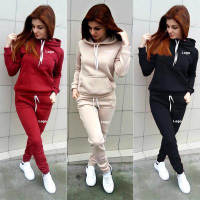 China Factory Price Antibacterial Girl Sports Exercise Running Jogging Two Piece Set Autumn Sports for sale