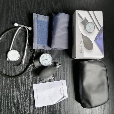 China Hospital. Pharmacy Manual Sphygmanometer Blood Pressure Stethoscope Blood Pressure Cuff Medical Kit for Clinic for sale