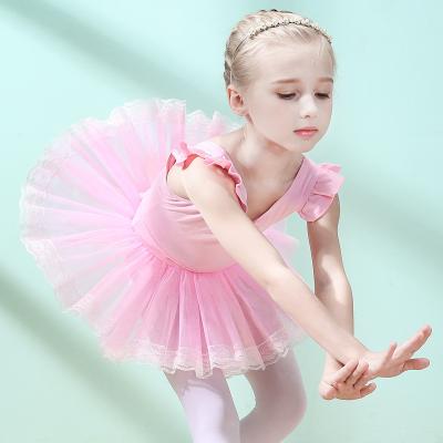 China Breathable Kids Ballet Dress Professional Dance Dress Pink Purple Kids Ballet Wear Tutu Kids Costume Tulle Ballet Dresses For Girls for sale