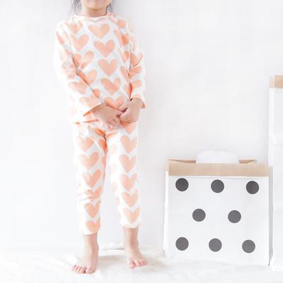 China Breathable Kids Girl Pajamas Clothes Baby 1-6 Years Old Children Sleep Two-Piece Children Wear Clothes Cotton Pajamas Kids Home Pajama Set for sale