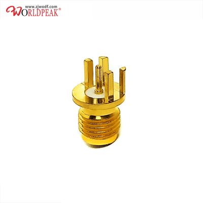 China RF Edge Mount RP-SMA Connector Length RP SMA Female PCB 50 for sale