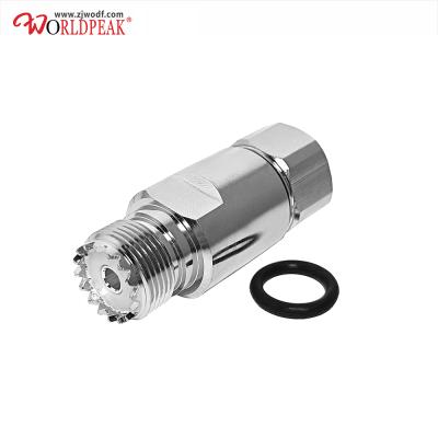 China Best Price RF Female UHF Jack Rf Coaxial Connector Adapter For 1/2 Cable for sale