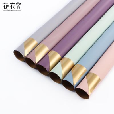 China Water Soluble SINOWRAP Most Sell roducts Wholesale Waterproof Plastic Bouquet Flower Wrapping Paper for sale