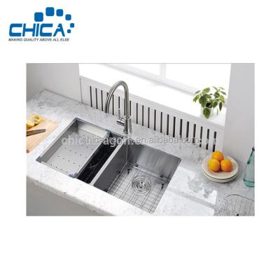 China With Faucet Kitchen Stainless Steel Sink Manufacturer Kitchen Sink For Bar Counter for sale