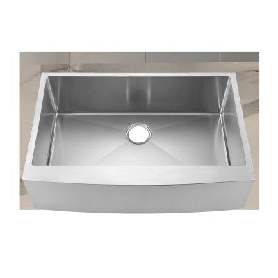 China Without Faucet SS304 Double Bowl Kitchen Sink Bowl Stainless Steel Apron Basin Handmade Bestselling Kitchenware for sale