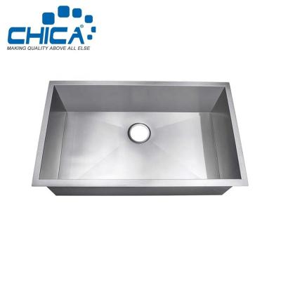 China With Faucet Stainless Steel Single Bowl Handmade Topmount Kitchen Sink For Farmhouse for sale