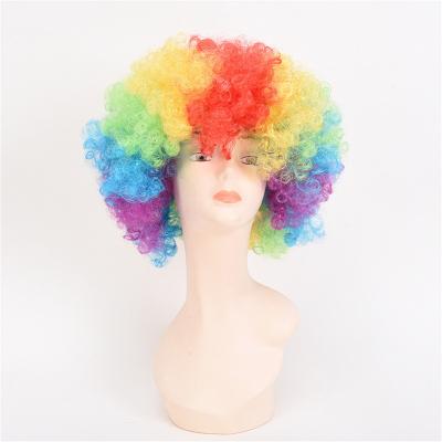 China Kids Regular Full Headwear Shorts Natural Cosplay Wig Afro Halloween Wave Braided Wig for sale