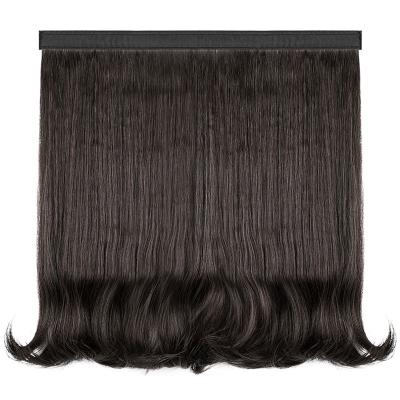 China High Quality Straight Hair Piece Wig Braid Extension Hair Synthetic Wig Half Long Regular Wave Wigs for sale