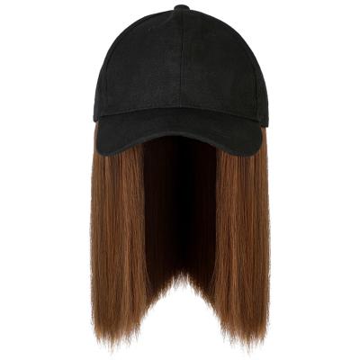 China Fashion Female Regular Color Wave Matte Texture Short Straight Hair Seamless With Cap Wig For Sale for sale