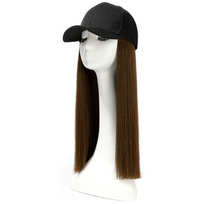 China Regular Wave Cheap Price Female Wig With Cap Long Straight Hair One Piece Wig Cap For Black Women for sale