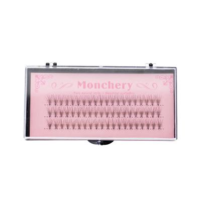 China Long natural 10 false eyelashes graft with 0.05 soft eyelashes of false thick single groups for sale