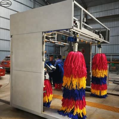 China Gantry Type Automatic Car Washing Machine With Optional Dryers And Foam Wax Spraying for sale