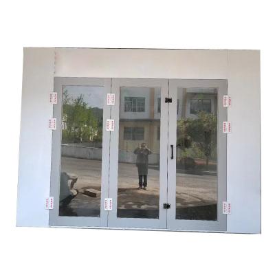 China 48pcs LED Lamps and 7.5KW Exhaust Fan CE Approved Spray Booth for Automotive Painting for sale