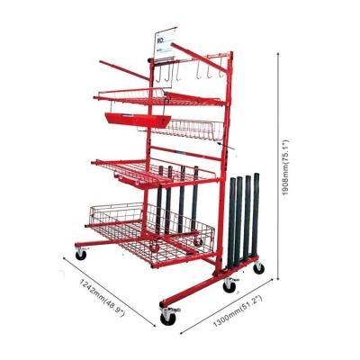 China Draagbare ruimtebesparende auto bumper stand waterbestendig voor auto spuitbus Te koop