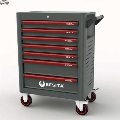 China Grey 7 Drawer Tool Set Trolley 365pcs Customized For Automobile Repairing for sale