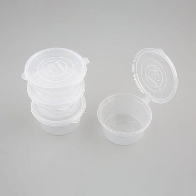 China Disposable 1 oz 1.5 oz 2 oz 3.25 oz Disposable Partial Restaurant Sauce Cups Small Plastic Containers With LIDS for sale