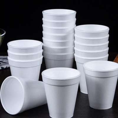 China Customized Disposable Biodegradable Eco-Friendly Stocked Plastic Coffee Foam EPS Cup For Drinking Disposable Eco-Friendly Stored Biodegradable Carton Support Autumn for sale