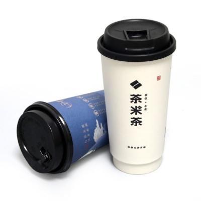 China BOT Biodegradable Custom Paper Water Cones Without Handles, Milk Tea Espresso Cups for sale