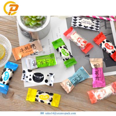 China Food Customized Plastic Heat Seal Candy Wrapper For Milk Candy Candy Packaging for sale