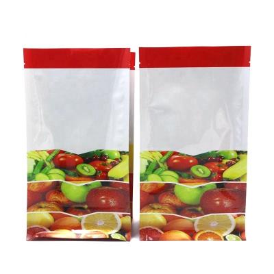 China Aluminum Foil Flat Bottom Bag Moisture Proof Food Packaging For Vegetable/Snack/Dried Fruit for sale