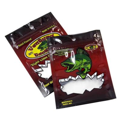 China Moisture Proof Soft Bait Packaging Lure Ziplock Packaging Bag For Fishing Lure for sale