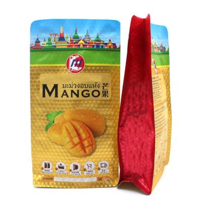 China 500 MOQ Reusable Holographic Fruit Dry Mango Packaging Bag BIODEGRADABLE Custom Digital Printing Pouch for sale