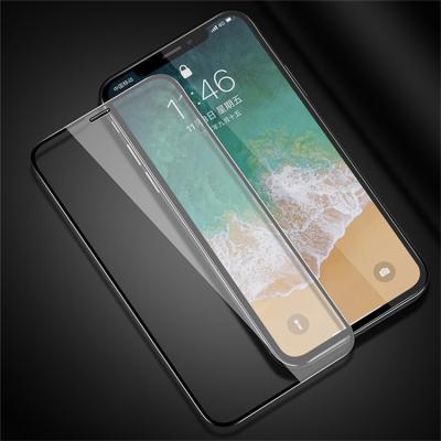 China Anti-fingerprint Black Edge Cover Full Protect Glass For iPhone 11 12 MiNi Pro Max Se 2020 XS Max XR X Screen Protector Tempered Glass Film for sale