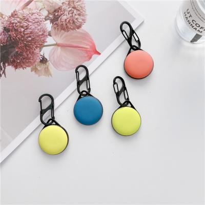 China Luxury Heat Sensitive Anti-fall Magic Discoloration For Airtags Gps Necklace Accessories Cover For Airtags Leather Protective Case for sale