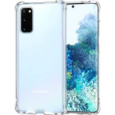 China New Shockproof Anti-fall Silicone Transparent Protective Crystal Soft TPU Phone Case For Samsung Galaxy S21 S20 Fe S10 Plus Ultra for sale