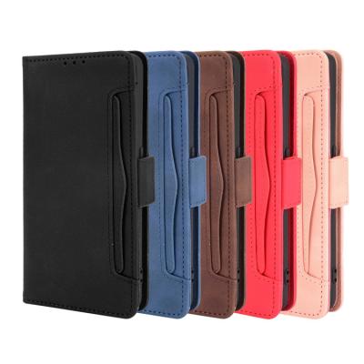 China Anti-drop With Plus Multi A73 A53 A72 A74 A93 A54 A94 A95 A55 4G 5G Flip Leather For OPPO F19 F17 Pro Card Slots Holder Phone Case for sale