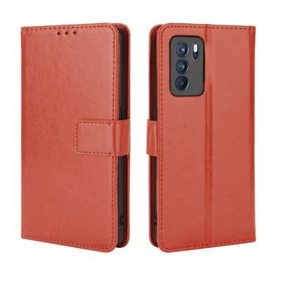 China Luxury Anti-fall Flip Wallet Leather For OPPO RENO 6 pro plus 5G Stand Phone Cover for OPPO realme C11 2021 C20 C21 Back Protective Cases for sale