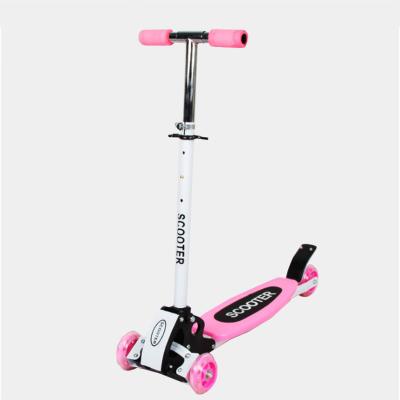 China Height Adjustable Cool Push Handlebar Pedal 4 Wheel Folding Foot Light Weight Cool Scooter For Boys for sale