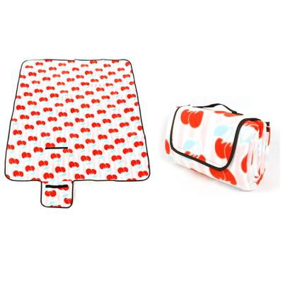 China Large Waterproof Water Resistant Padded Picnic Blanket Luxury Picnic Mat With Pillows for sale