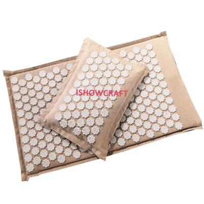 China Eco-Friendly New Natural Yoga Massage Canvas Acupressure Mat With Organic Material for sale