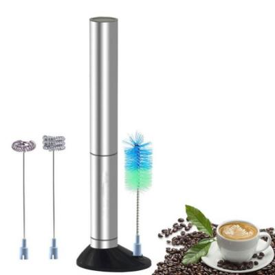 China 2021 Success Hot Selling Automatic Hand Held Stainless Steel Amazon Coffee Milk Frother Electric Kitchen Tool for sale