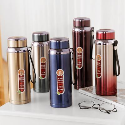 China Durable 304 Stainless Steel Portable Car Water Cup Custom Large Capacity Vacuum Flask for sale