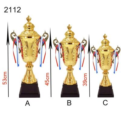 China Custom Luxury Copa Trofeo Metal Sports Football Trophy Medals and Sports Trophies Cups Championship Cup Ping Pong Cup Health Care Institutes Trophy Cup for sale