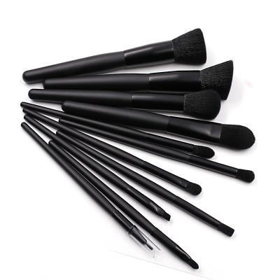 China Angular Blush OEM&ODM 11 Personalized Black Makeup Brush Without Bag Makeup Brush Manufacture for sale