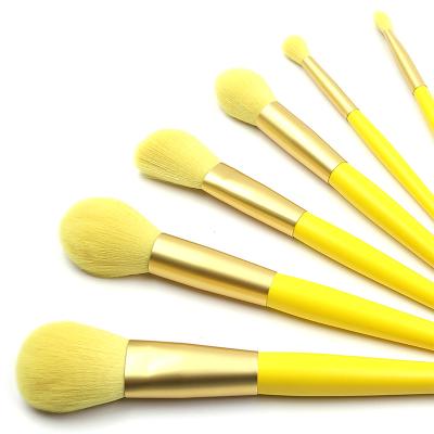 China Angular Blush BeautyDom MSDS/GMPC/GMP Vegan Makeup Brush Set OEM Custom Hot Stamping Wholesale Factories 2022 China Private Label 6PCS New Brush for sale