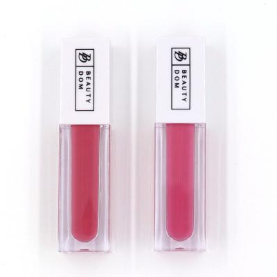 China Waterproof Strong Pigment No Logo Lip Gloss With Box Wholesale Custom Private Label Matte Shimmer Lip Gloss for sale