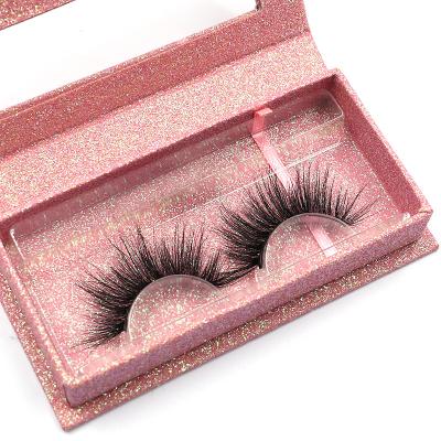 China 25mm Long Natural Eye Lashes 3d Mink Lashes Private Label for sale