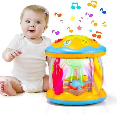 China Plastic Ocean Park Series Small Educational And Musical Battery Operated Baby Spin Toys 16 X 16 X 17 for sale