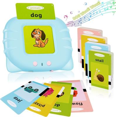 China First Plastic Portable Kids Educational Language Card Reader with 112 Pages Toy Flash Cards Learning Machine for sale