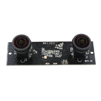 China Wide USB 2.0 Sync Lens OTG Aptina AR0130 Webcam Fisheye View Angle Dual USB Sync Lens Stereo UV-C Camera Module 180degree Dual Camera Module for sale