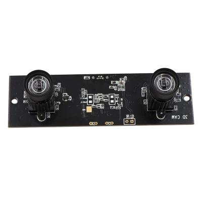 China USB 2.0 Lens Sync Lens OTG Aptina AR0130 Webcam Dual USB Sync Lens Camera Module Non-Distortion Stereo UV-C Camera Module for sale