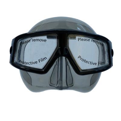 China Waterproof Resin Lens Face Snorkeling Goggles Freediving Mask UV Resistance for sale